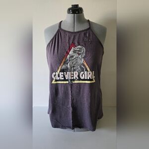 Jurassic Park Clever Girl Tank Top XL 25th Anniversary Distressed
